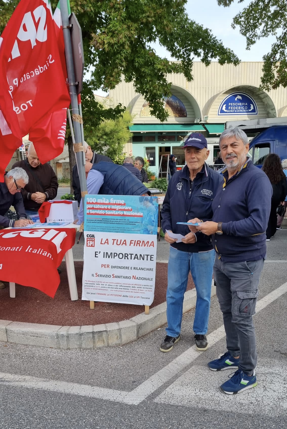 raccolta firme sanità 16 ottobre 2023 Monsummano Terme